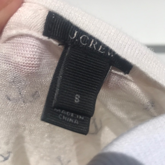 J. Crew linen anchor top super cute - Picture 3 of 6